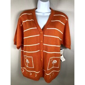New Clemson South Carolina Themed Women's Cardigan Orange Terazzo